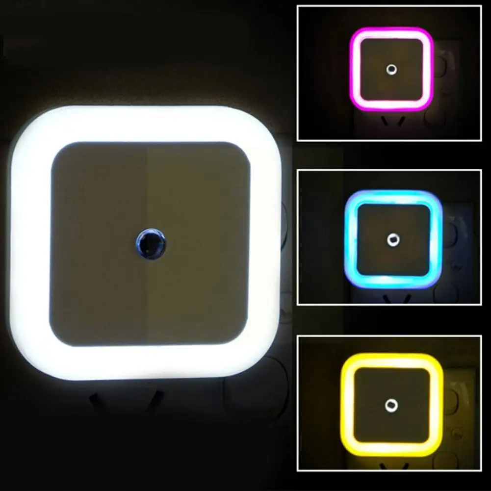 

Led Sensor Control Led Night Light Lamp Toilet Light Control Bedroom Wall Plug Baby Us Bulb Backlight Bedside Eu Lamp Light Z9h4
