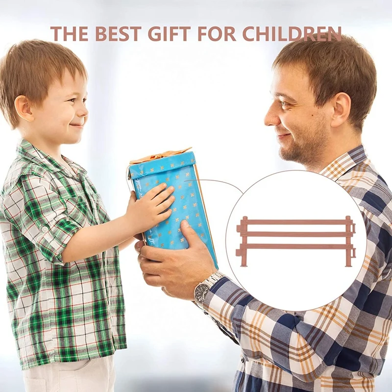 20 шт Мини забор Пластик сад игрушки Цветущий панели животноводческая ферма