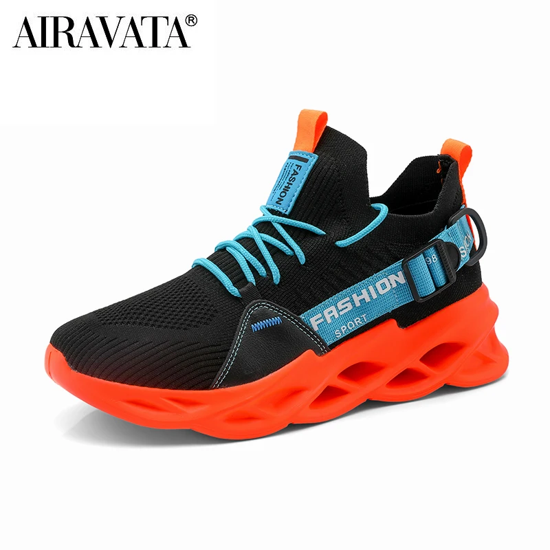 

Newbeads Versatile Men Fashion Sneaker Shock Absorption Breathable Sports Shoes Running Shoes Light Casual Trend Handsome