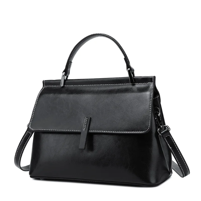 Женская сумка из натуральной кожи через плечо сумки мессенджеры высокое