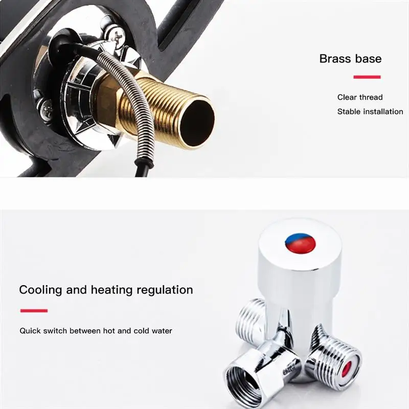 

Home Kitchen Hot And Cold Automatic Sensor Faucet Intelligent Infrared Water Dispenser (Hot And Cold AC Plug-In Type)