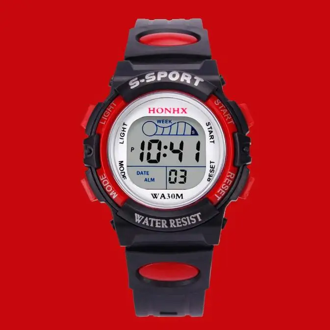 

Waterproof Children Boys Digital Led Sports Watch Kids Alarm Date Watch Gift Kids Watch Waterproof Wristwatches Kid Clock New R5