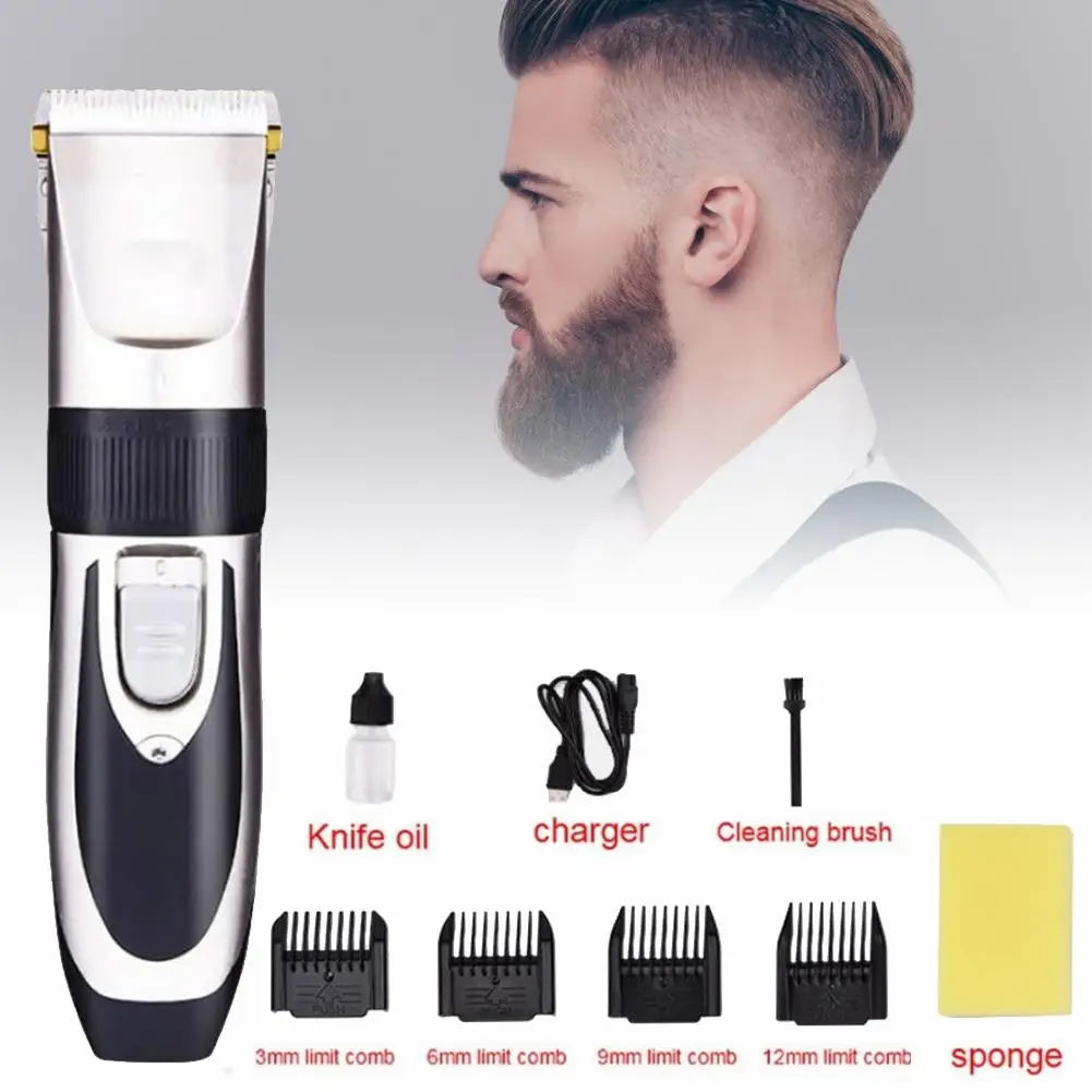 Профессиональный набор для стрижки волос Аккумуляторный USB-триммер с