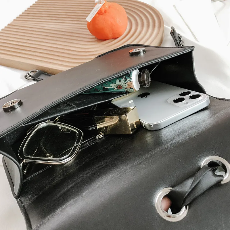 

Bow Ornaments Messenger Women Bag Luxury Brand Leather Shoulder Sling Female Bags Hot Sale Small Flap Chain Crossbody Ladies Bag