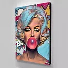 Картина на холсте поп-культура настенное искусство пузыри HD Печать Мэрилин Монро постер граффити домашний декор для спальни модульные картины
