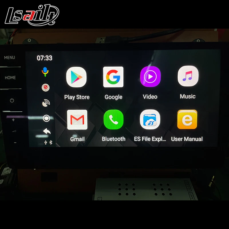 Lsailt Универсальный USB Медиа бокс с беспроводным CarPlay скачать приложения YouTube Google Play