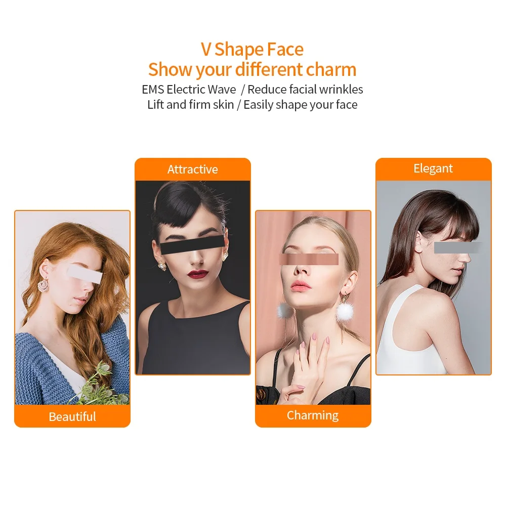 EMS Массажер для лифтинга подбородок v образная линия подъемный пояс стимулятор