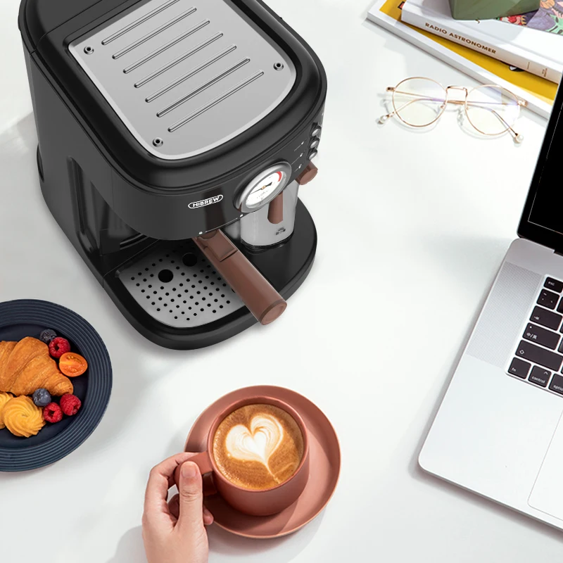 Автоматическая кофемашина HiBREW H8A для приготовления эспрессо капучино латте 19 бар