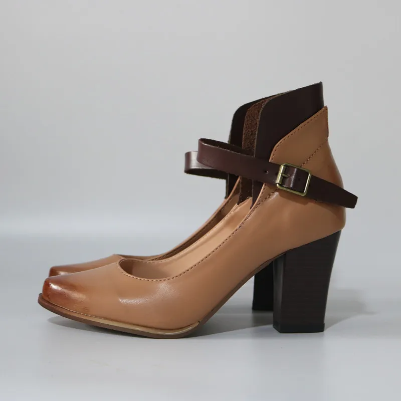 

2021 Fashion High Heels Newest Women Pumps Summer Women Shoes Thick Heel Pumps Comfortable Shoes Woman Platform Shoes