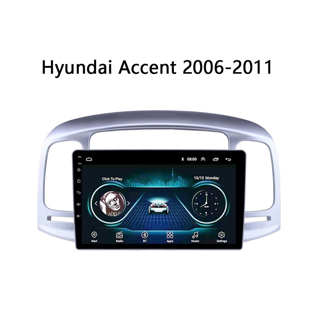 Автомагнитола для Hyundai Accent 2006-2011 Автомобильный GPS навигатор мультимедийный плеер