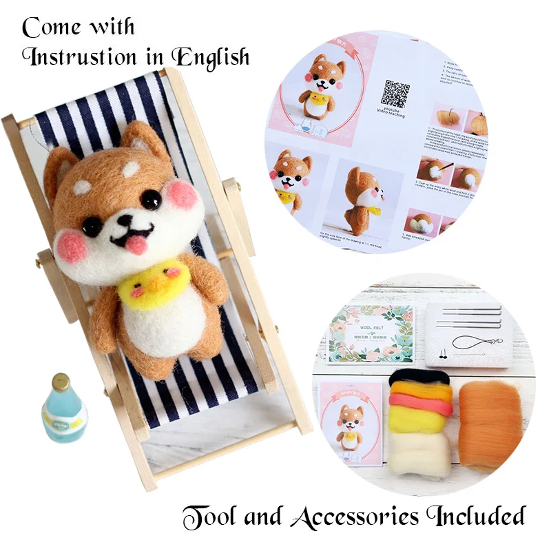 LMDZ набор из 1 шт. несколько Подвесок в виде животных мультяшный шерстяной для