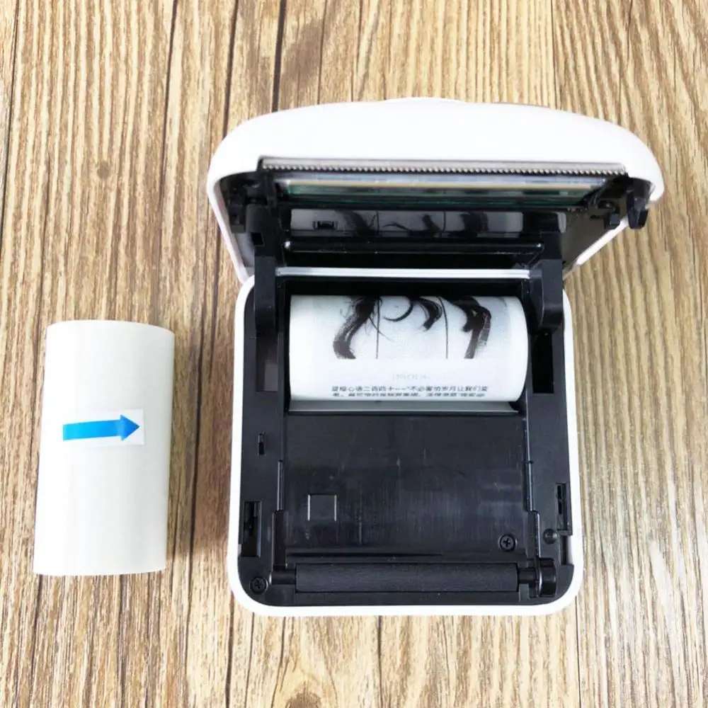

POS Machine Thermal Paper Semi-Transparent Thermal Printing Roll Paper for Paperang Photo Printer 57x30mm