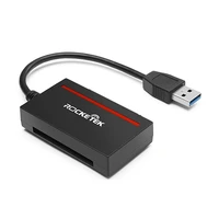 rocketek cfast 2 0 reader usb 3 0 to sata adapter cfast 2 0 card and 2 5 inch hdd hard driveread write ssdcfast card