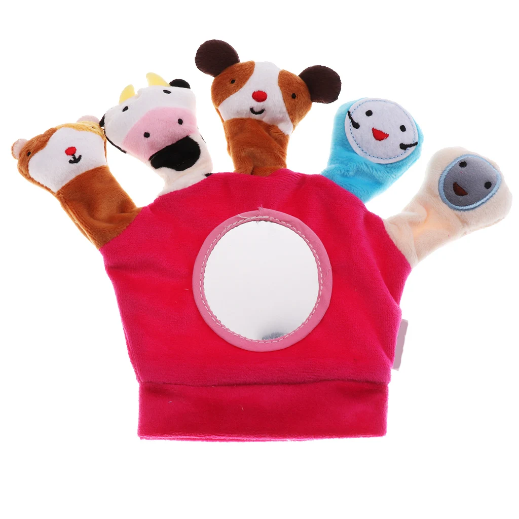 

Cute Animal Finger Puppet Dolls Game Development Baby Children Toys Hot Plush Toy for Children