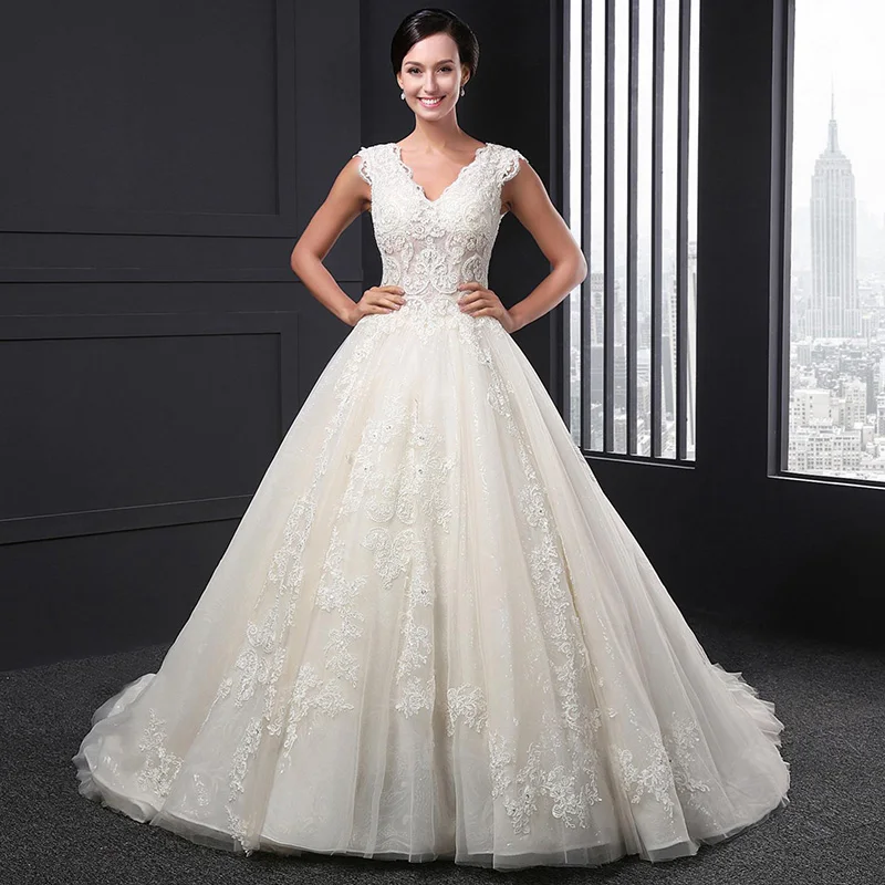 SL 022 свадебное платье 2020 Бохо с открытой спиной Кружева блесток Тюль корсет simples