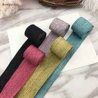 kewgarden 1 5 40mm 1 25mm woolen cloth soft satin ribbon handmade tape diy bowknot hair accessories webbing 10 yards