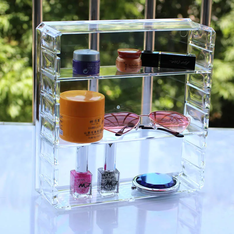 New Brush Lipstick Holder Makeup Organizer Clear Acrylic Cosmetic Tools Storage Box Case Eye Shadow Palette | Дом и сад