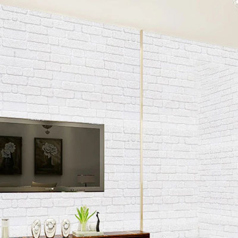 3d Wall Panels Wallpaper Stickers 3D DIY Decor Embossed Brick Stone Room House 70*70cm | Дом и сад