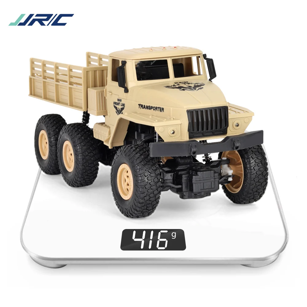 JJRC Q69 RC автомобиль 8 км/ч 6WD Регулируемая скорость внедорожный военный 1:18 багажник