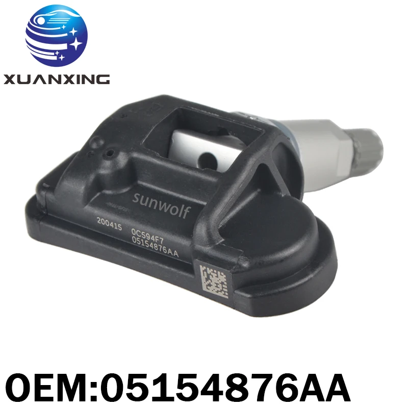 

05154876AA Tire Pressure Sensor Monitoring System TPMS 433Mhz For 2014-2017 DODGE RAM PROMASTER 1500 2500 Chrysler Maserati