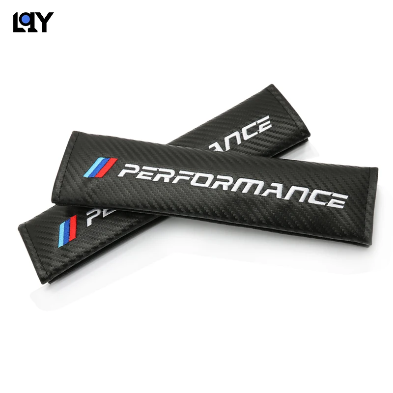 

Car Accessories Car Seat Belt Covers Embroidered Seat Belt Covers For Bmw M e46 e39 e60 f30 M2 M3 M4 M5 M6X 320i X1 Car Styling