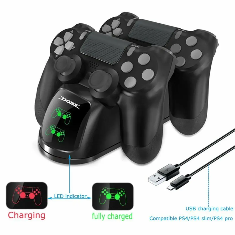 

Подставка для Sony Playstation Play Station PS 4 PS4 Pro, тонкий контроллер, управление зарядным устройством, аксессуары для игр, держатель геймпада
