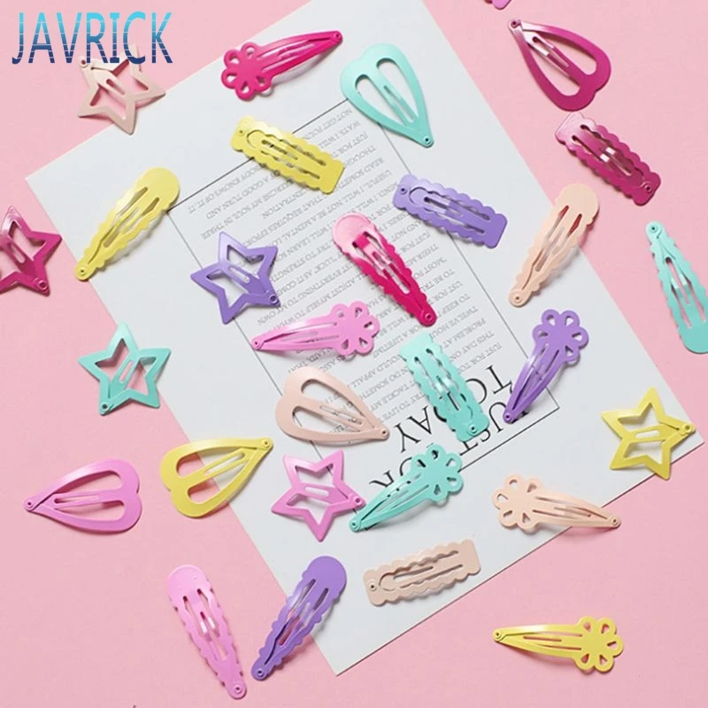 6 шт./компл. детские заколки для волос из металлического сплава в стиле Харадзюку |