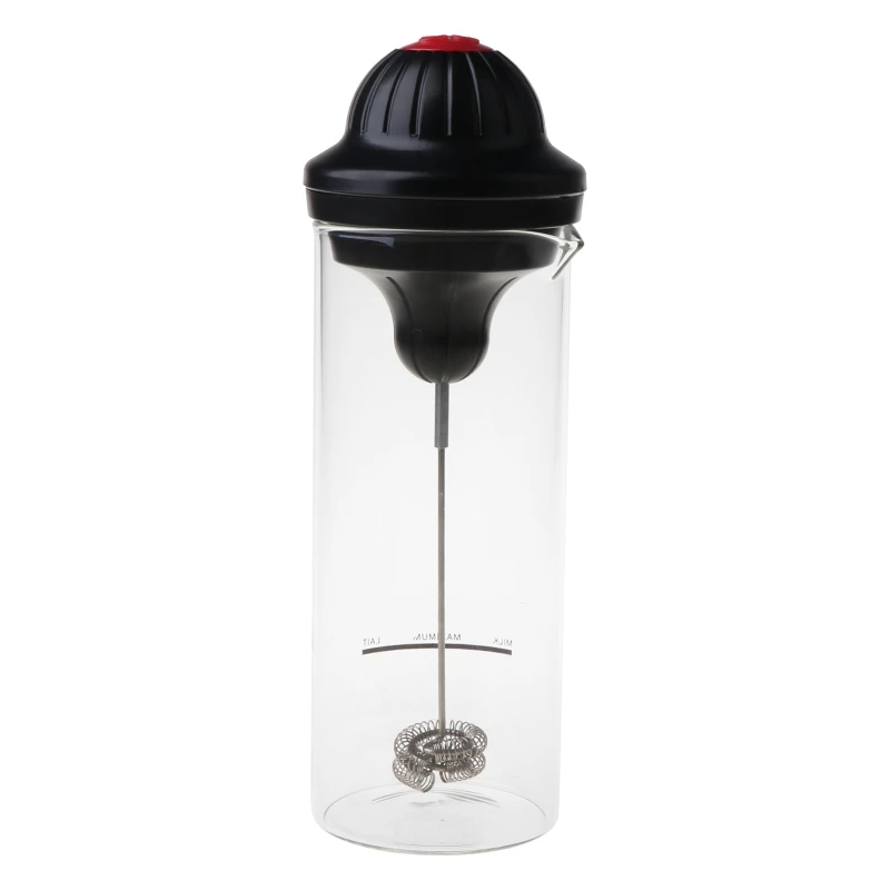 

Electric Milk Frother Cup Stainless Steel Foamer Mixer Bubbler Coffee Blender