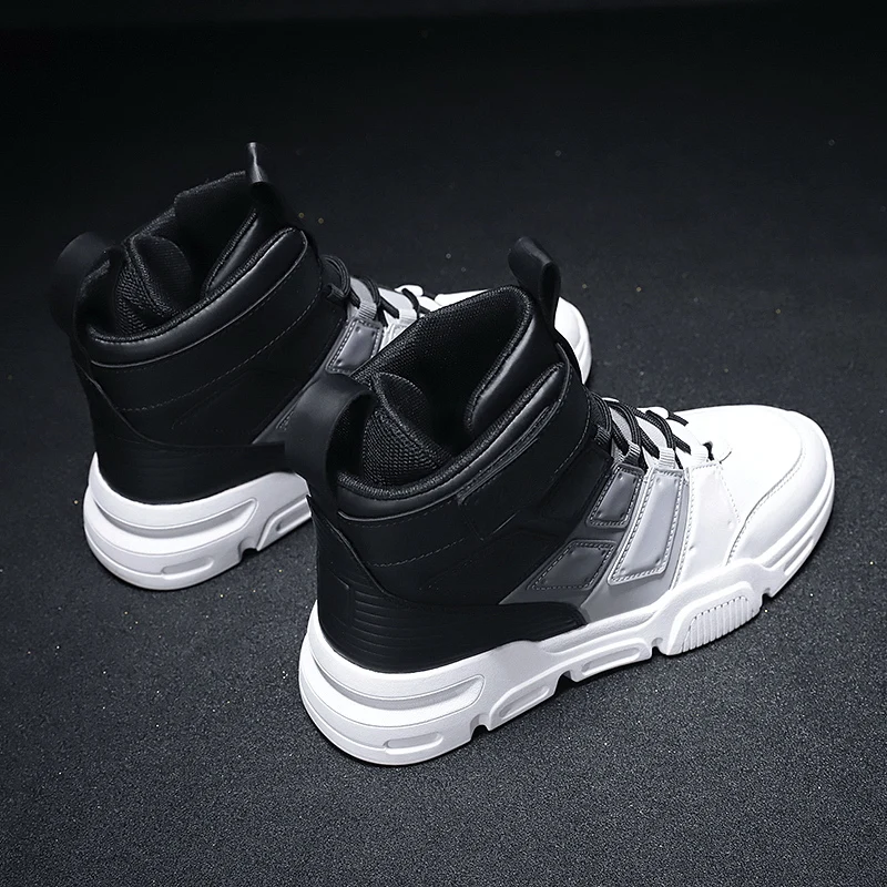 2019 Fashion Men High-top Sneakers Casual Shoes for Outdoor Sport Anti-slip Boots Zapatillas Hombre |