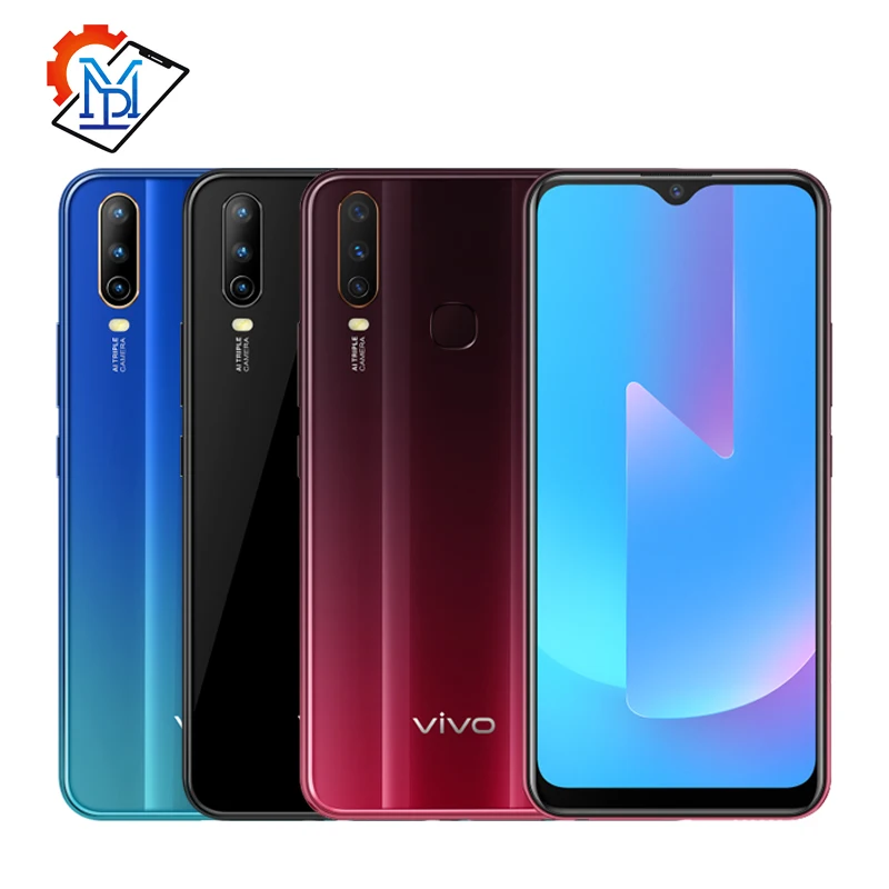 Оригинальный Vivo U3x мобильный телефон 6 35 дюймов Экран 3 ГБ + 32 Snapdragon665 Octa Core 5000 мА/ч