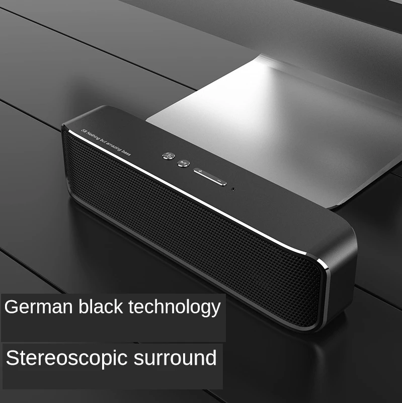 

2020 New Outdoor Home Portable Wireless Bluetooth Speaker 5.0 High-power Portable Card Echo Wall Mini Bluetooth Speaker