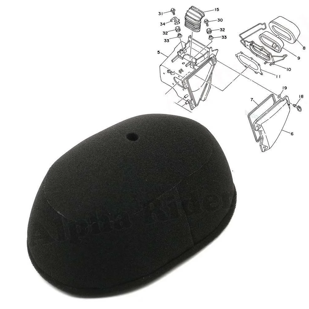 Зажим для впускного воздушного фильтра губчатый очиститель Yamaha TTR250 WR250R WR250X AirFilter