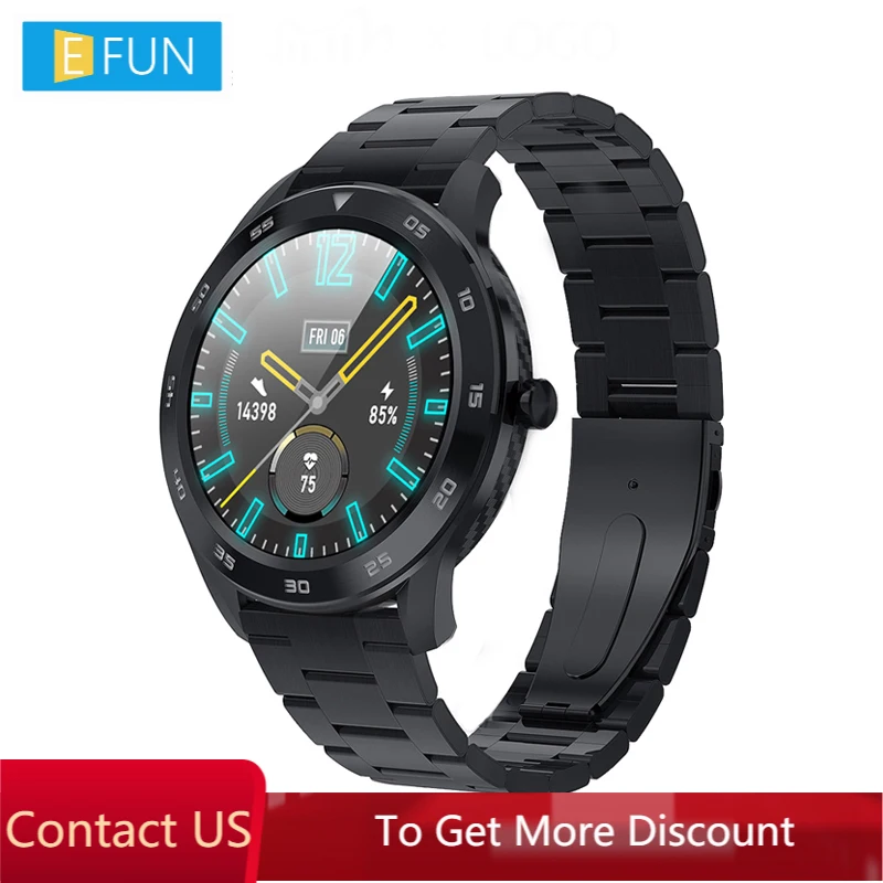 

Luxury DT98 Smart Watch IP68 Waterproof Fitness Tracker Heart Rate Monitor Bluetooth Call ECG + PPG HRV Smartwatch VS DT78