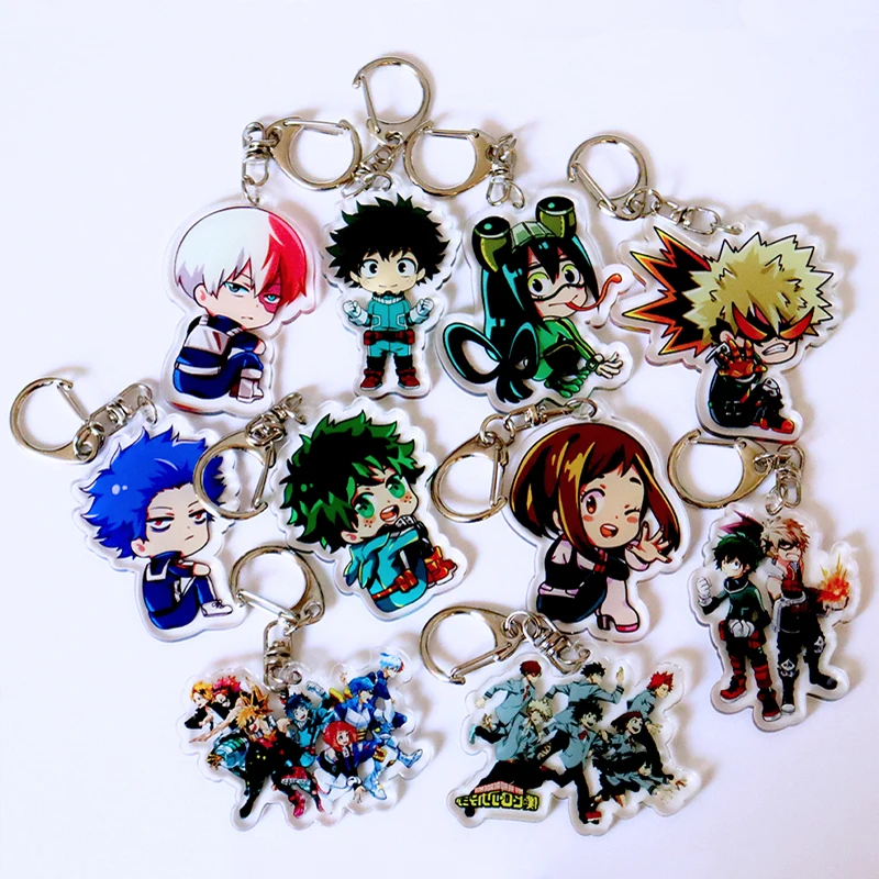 Акриловый брелок моя геройская академия Аниме фигурки все может мидория изюку