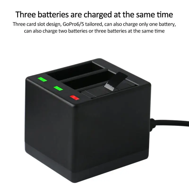 Многофункциональное зарядное устройство на 3 слота чехол для зарядки и хранения 2