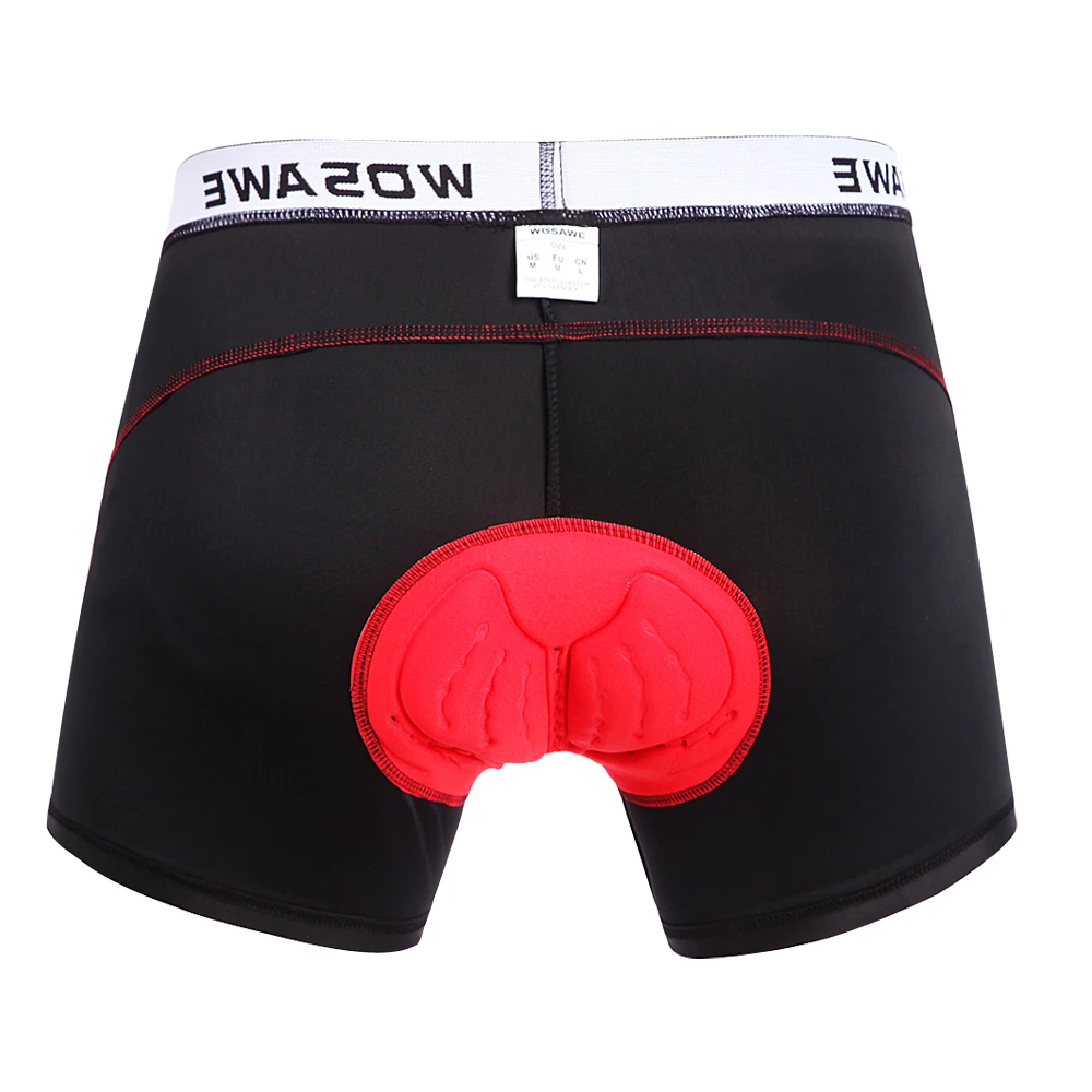 Gel Pad Red Wosawe велосипедные шорты Для мужчин 3D мягкие колготки MTB велосипед для даунхилла быстросохнущая дышащая Костюмы Ropa Ciclismo Шорты Для женщин - Цвет: Gel Pad Red