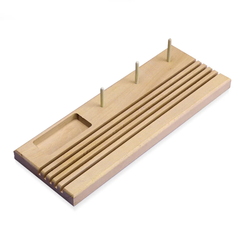 Аксессуары инструмент деревянная подставка для линейки из твердой древесины с