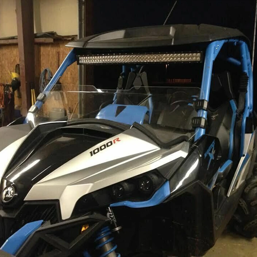KEMIMOTO полулобовое стекло быстрого крепления сопротивление лобового стекла UTV для Can Am Maverick MAX 1000 2013