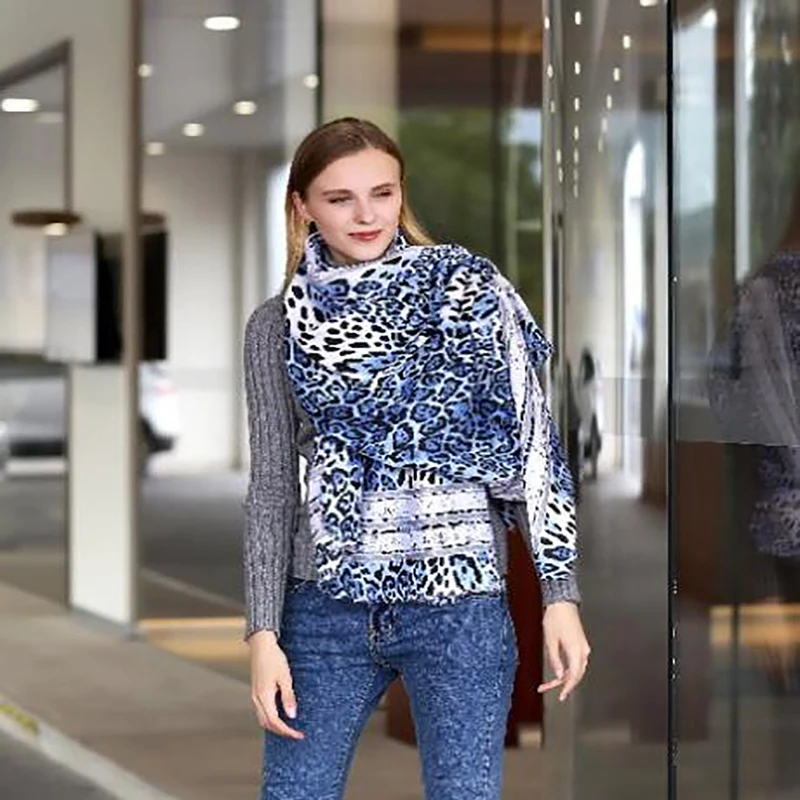 

New 2020 Fashion Patchwork Plaid Shawl Scarf Retro Women High Quality Print Pashmina Stole Bufanda Muslim 190*100Cm