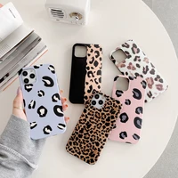fashion leopard print phone case for iphone 13 mini 12 11 pro max xr x xs 7 8 plus se 2020 shell shockproof slim fit back cover
