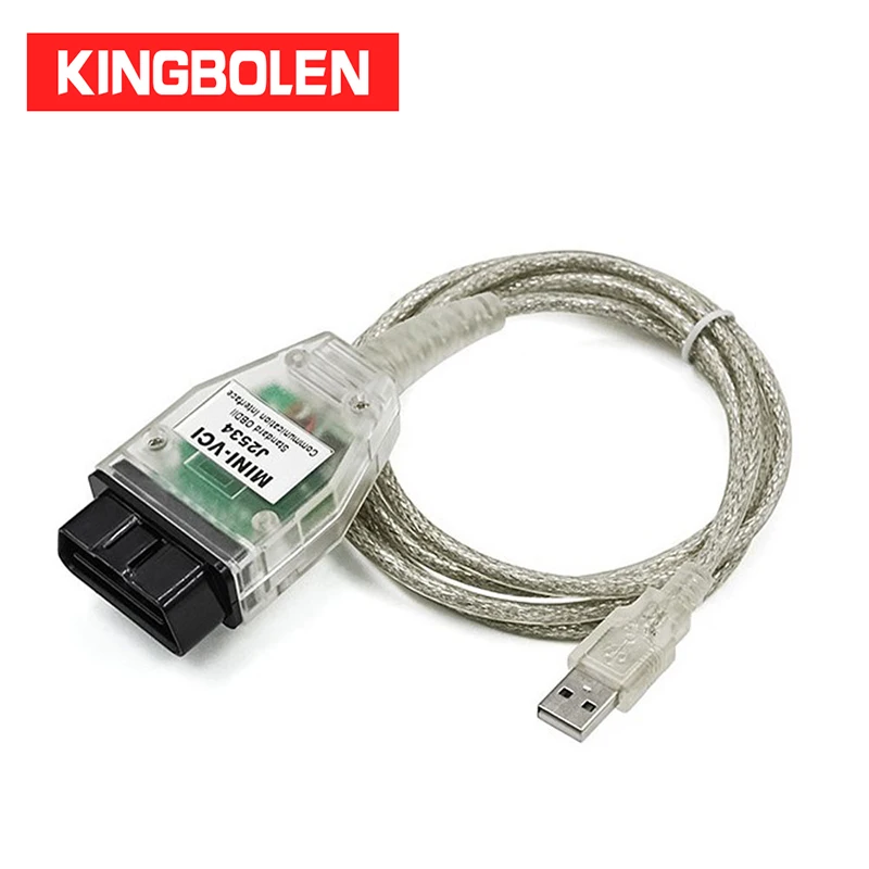 Мини VCI для Toyota TIS Techstream FT232RQ FTDI V13.00.022 FW V1.41 MINI-VCI OBD2/OBDII 16pin диагностический инструмент