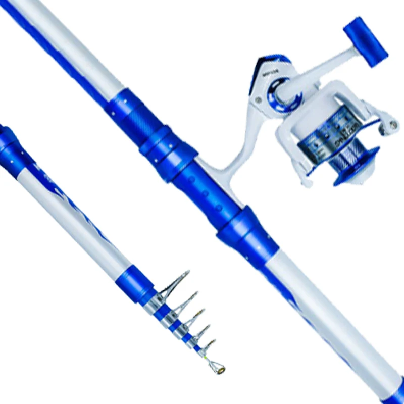 Литая спиннинговая катушка Удочка из углеродного волокна телескопическая