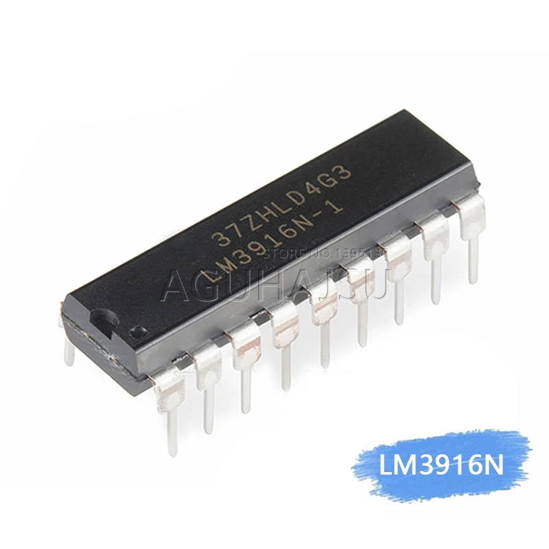5 шт./лот LM3916N 1 LM3916 DIP 18|Интегральные схемы| |