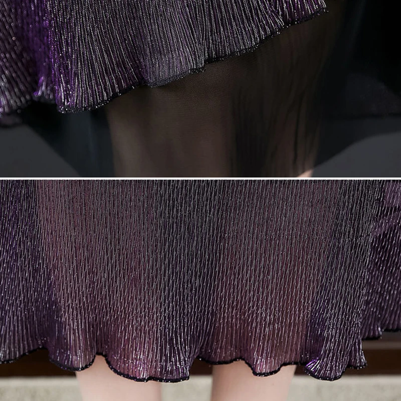 

Vintage Bright Silk Maxi Dress Women Summer Plus Size M-5XL Casual Loose Sleeveless Long Dress Mom's Fashion Elegant Tank Dress