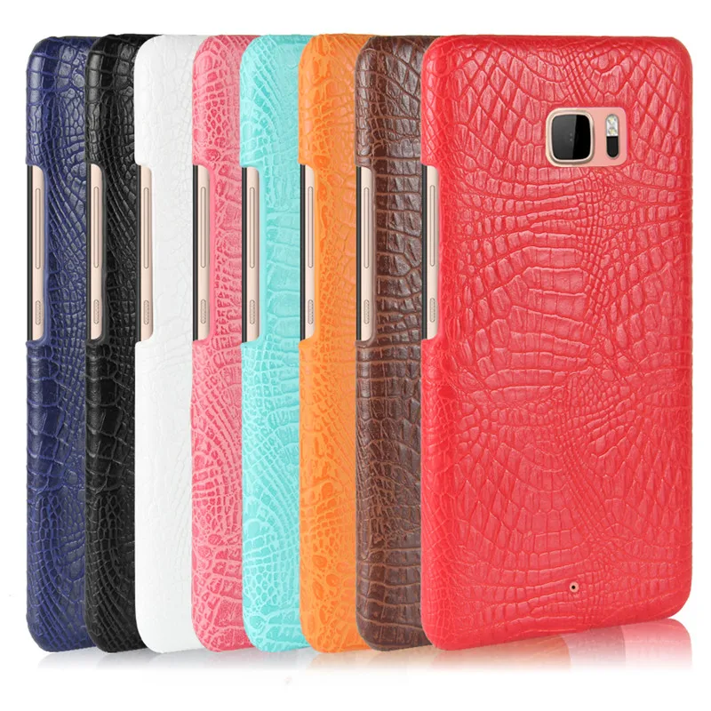 Для htc U Ultra Case 5 7 Роскошный чехол из искусственной кожи жесткий пластиковый для