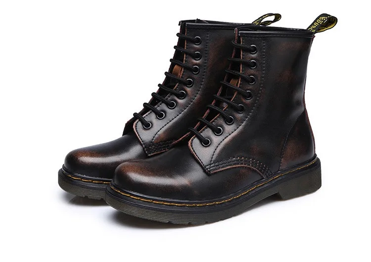 Шнурки для обуви Ботинки Martin стельки из спилка высокие мотоциклетные ботинки
