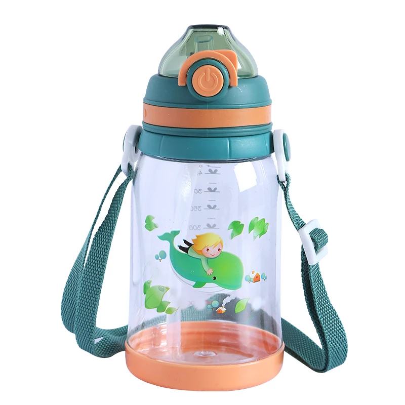 Детский стакан для улицы Детская школьная бутылка питьевой воды с мультяшными