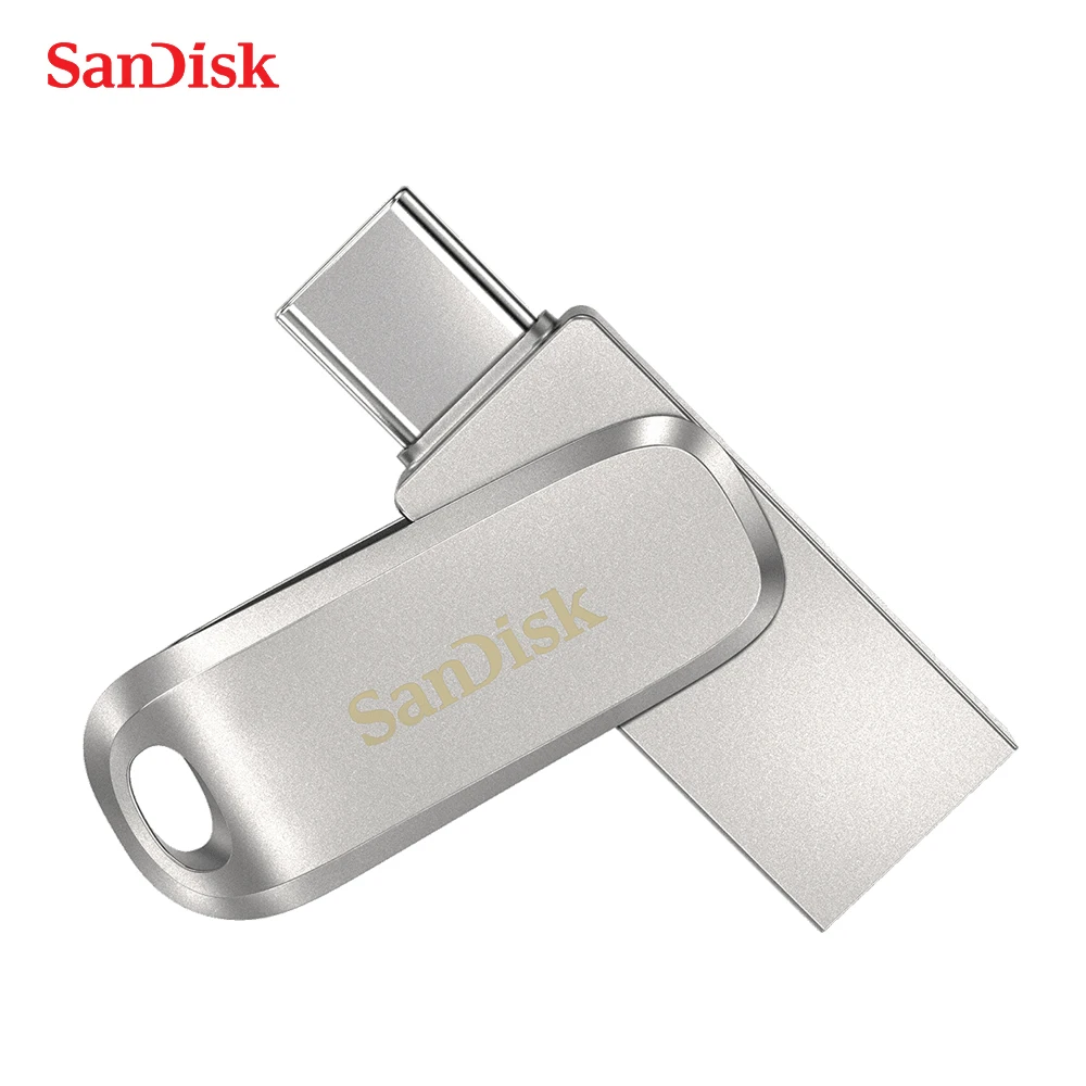 sandisk sdddc4 pendrive usb 3 1 type c dual pen drive 32gb 64gb 128gb 256gb 512gb 1tb metal flash drive for laptopphone free global shipping