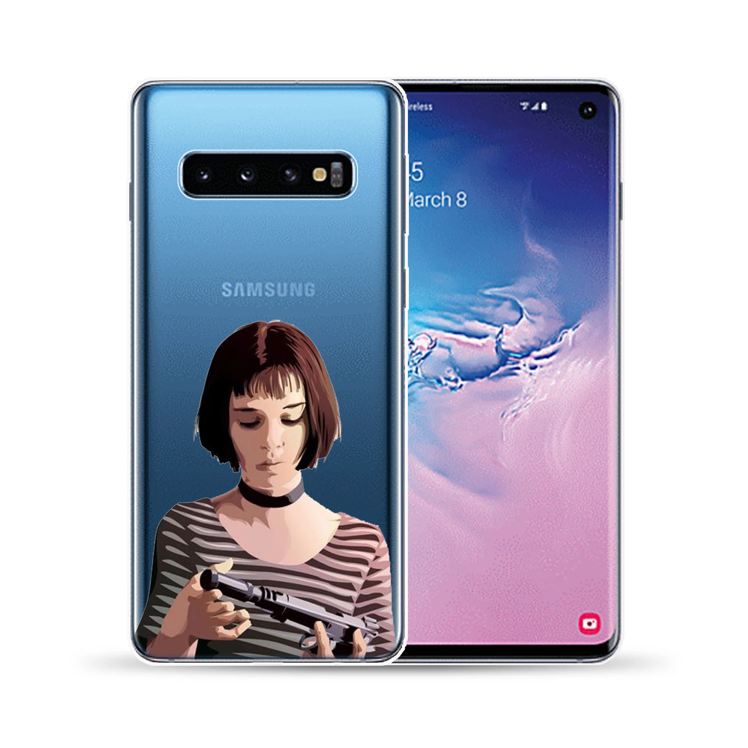 Фильм Леон и Матильда профессиональный убийца чехол для Samsung S8 S9 S10 S20 Plus Ultra 5G S10E S6