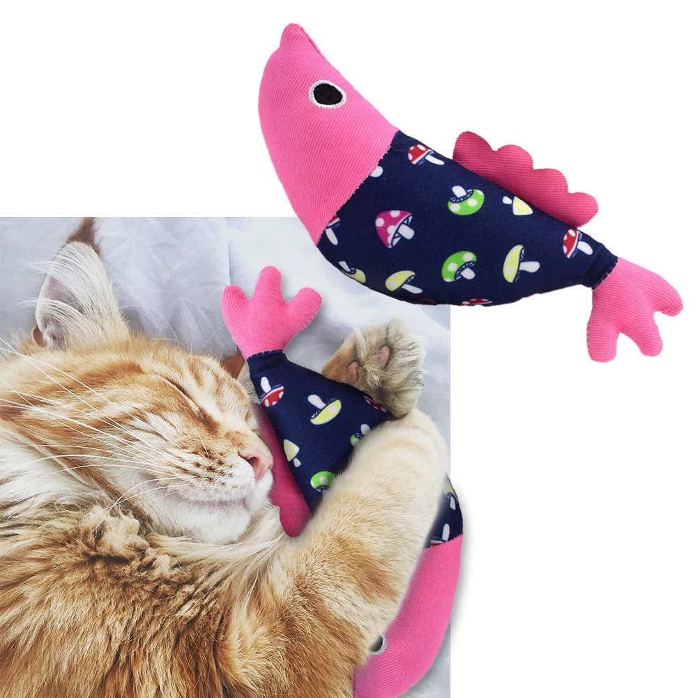 Кошка собака рыба моделирование хлопок ткань с кошачьими когтями вокал игрушка